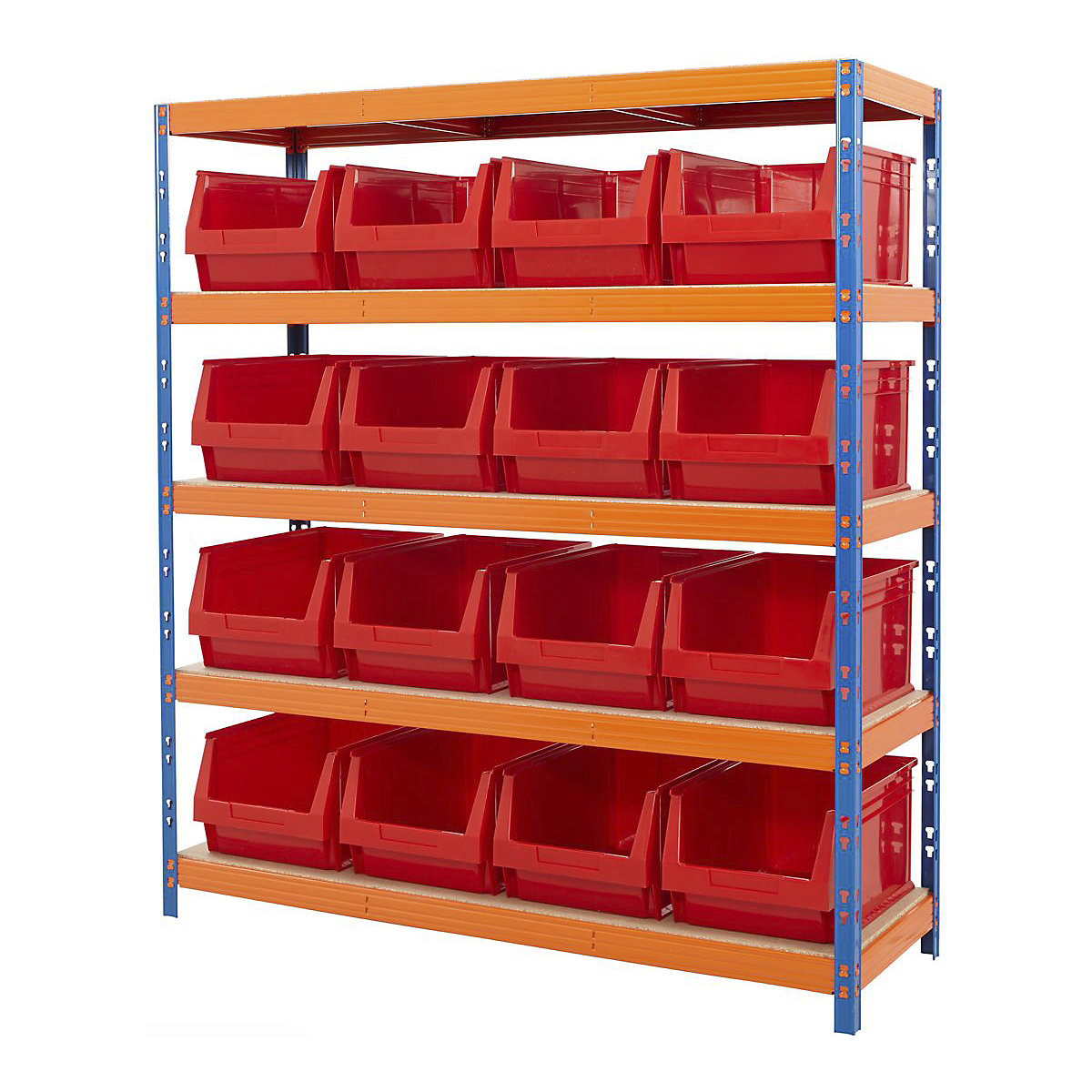 BiG400 Racking With Plastic Bins