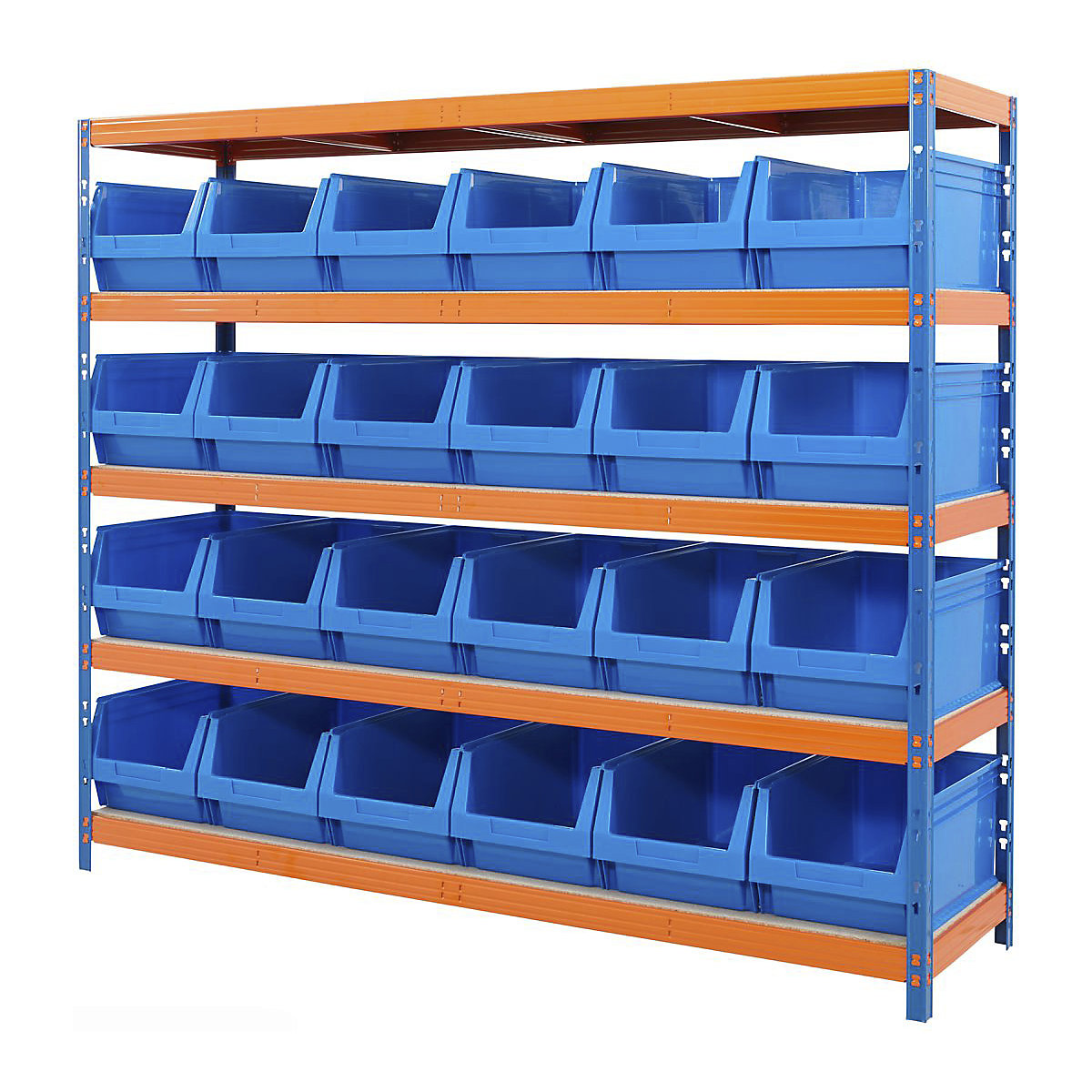 BiG400 Racking With Plastic Bins