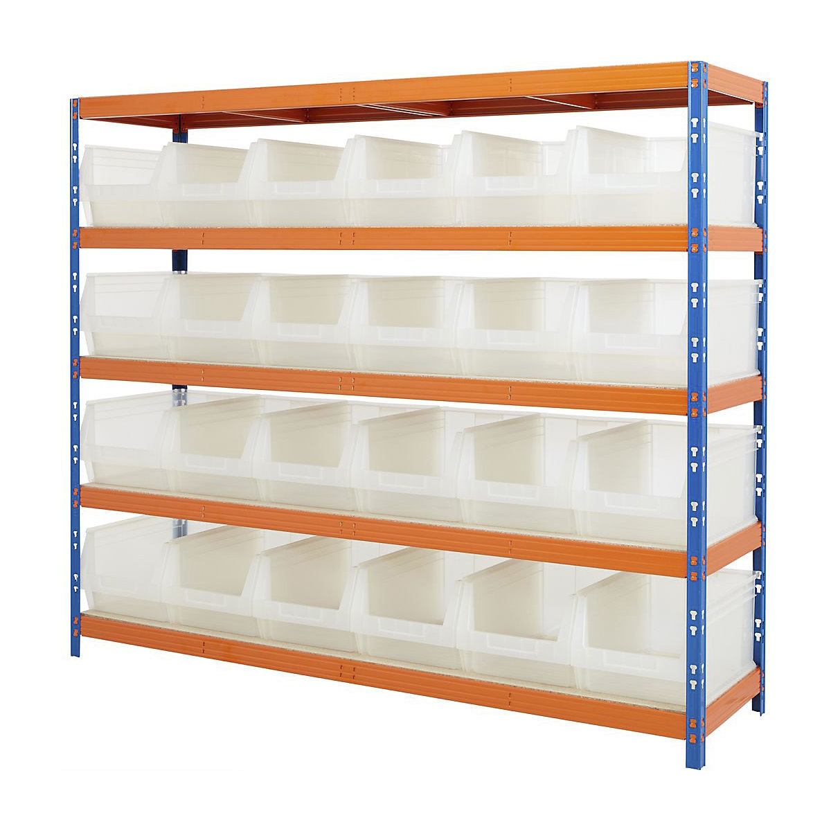 BiG400 Racking With Plastic Bins
