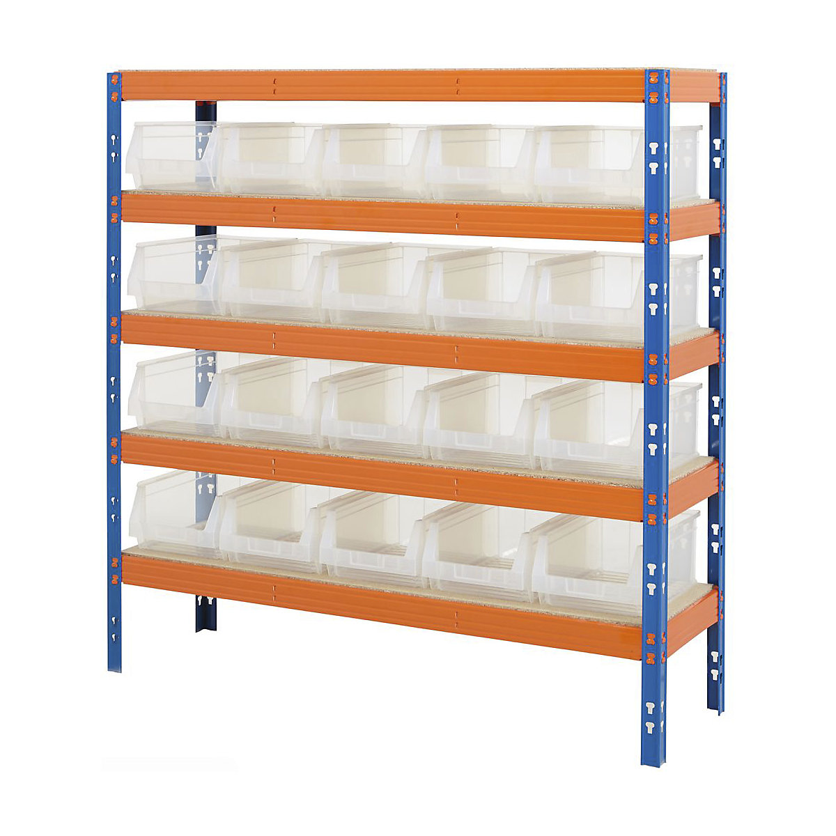 BiG400 Racking With Plastic Bins
