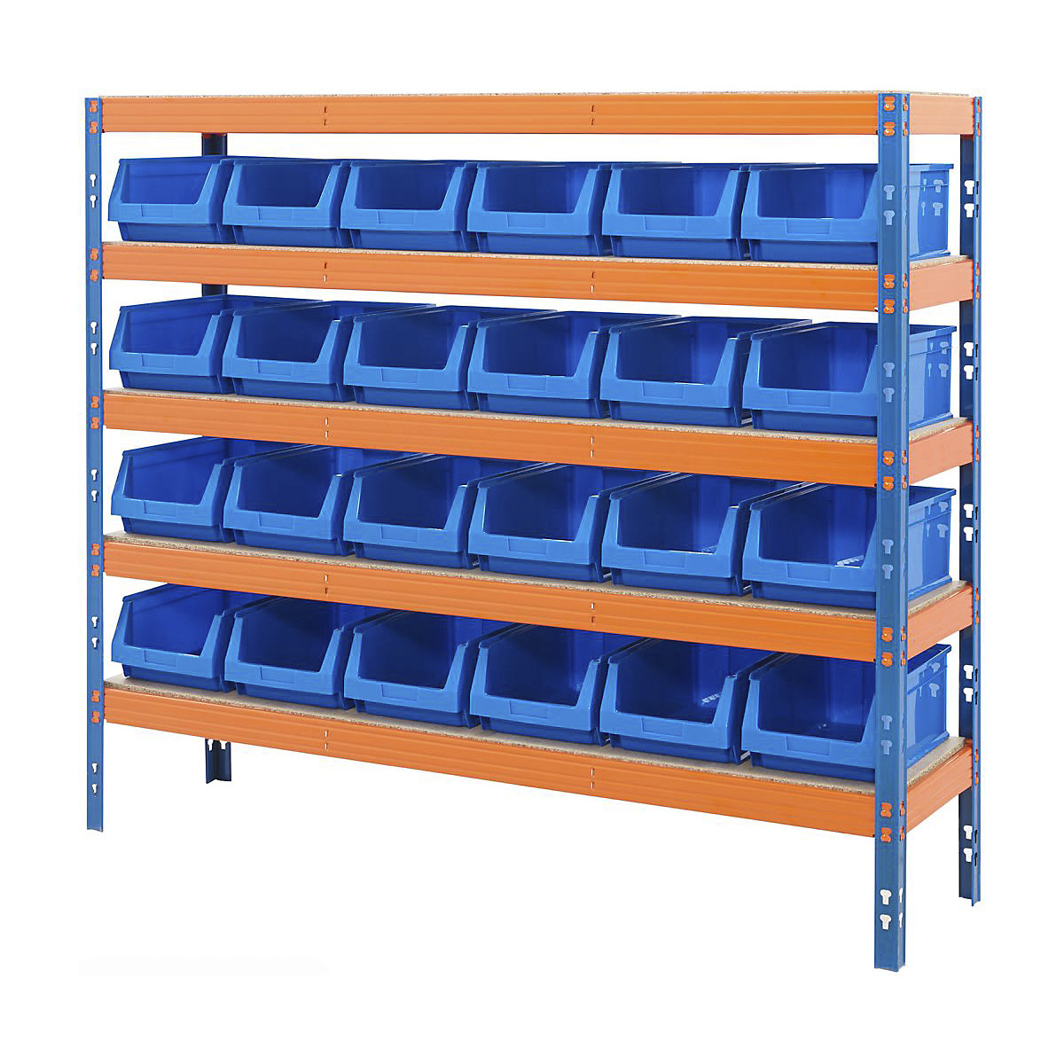 BiG400 Racking With Plastic Bins