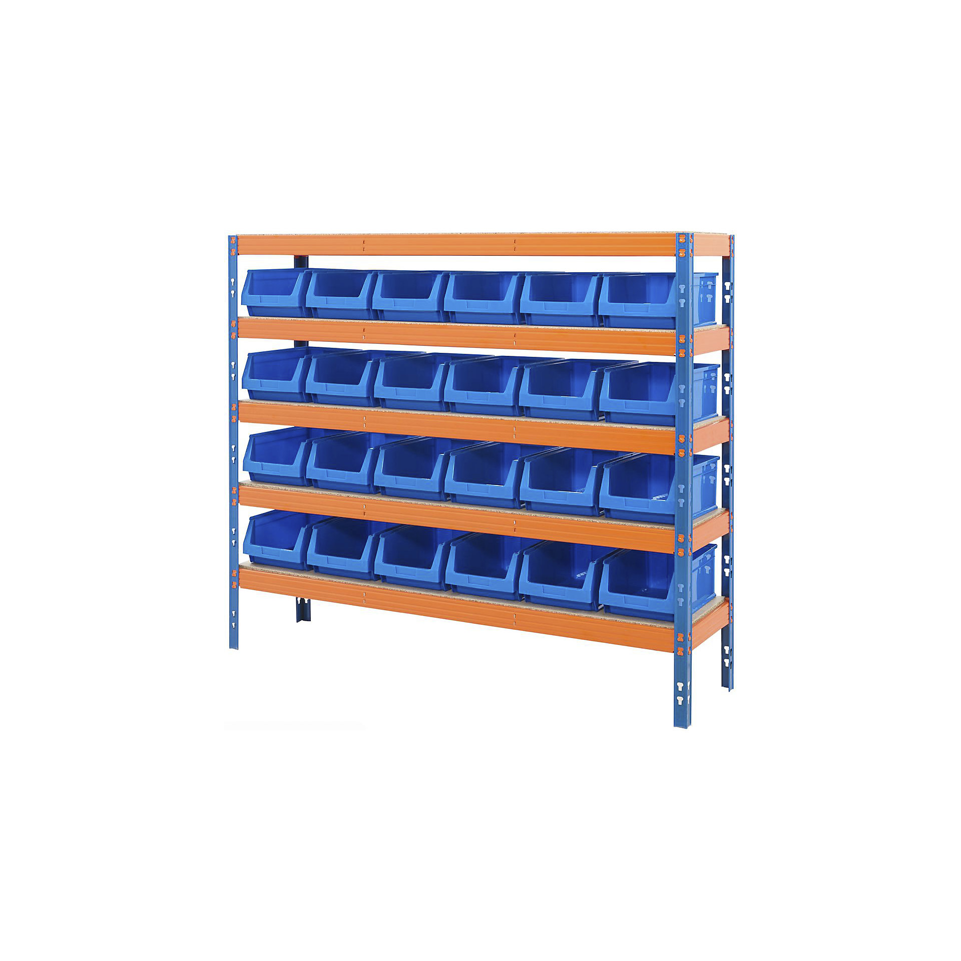 Large Racking Bins BiG400 Racking With Plastic Bins | Plastic Storage Bin Rack | BiGDUG
