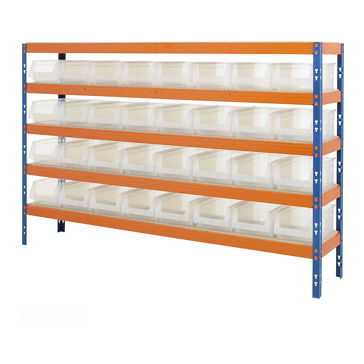 BiG400 Racking With Plastic Bins