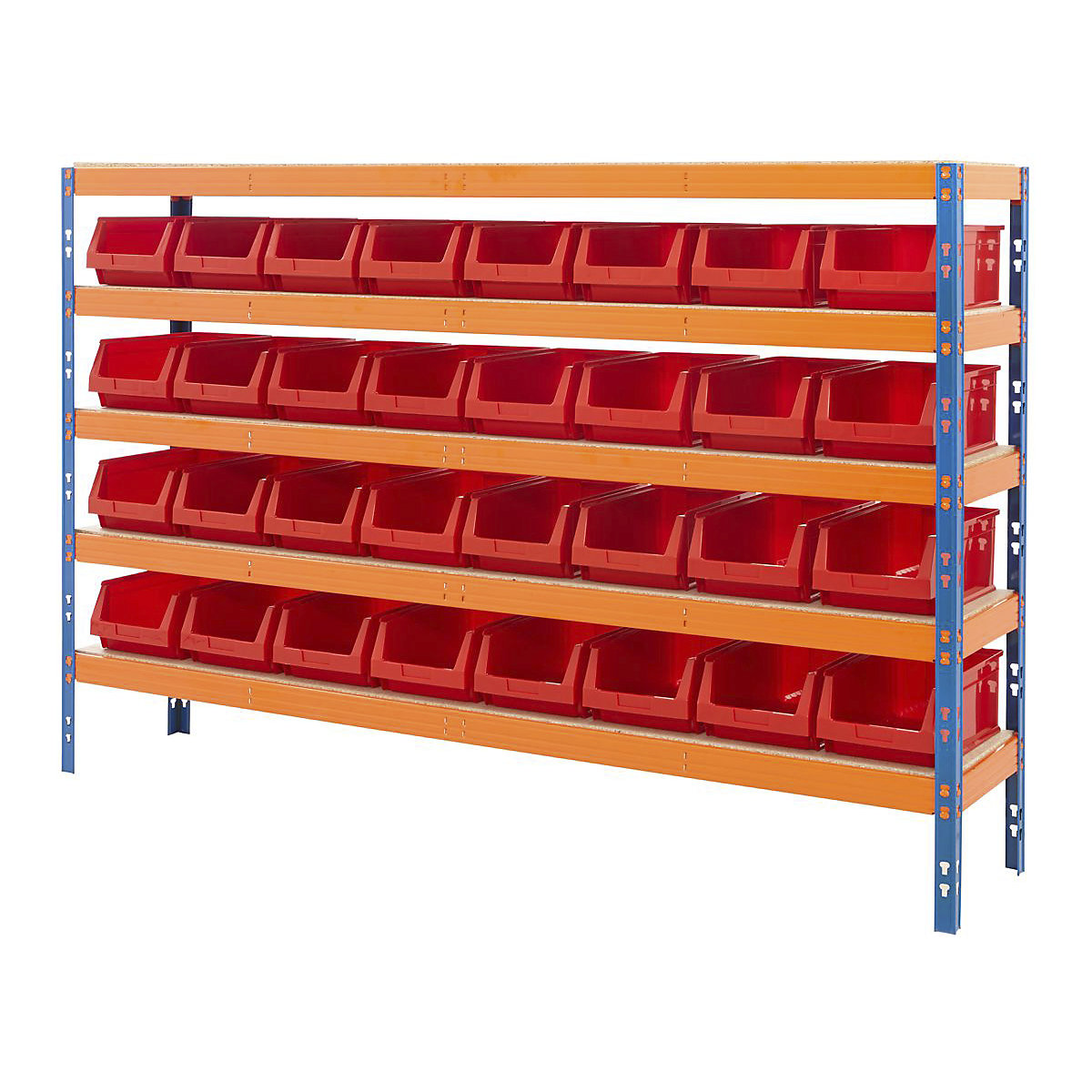 BiG400 Racking With Plastic Bins