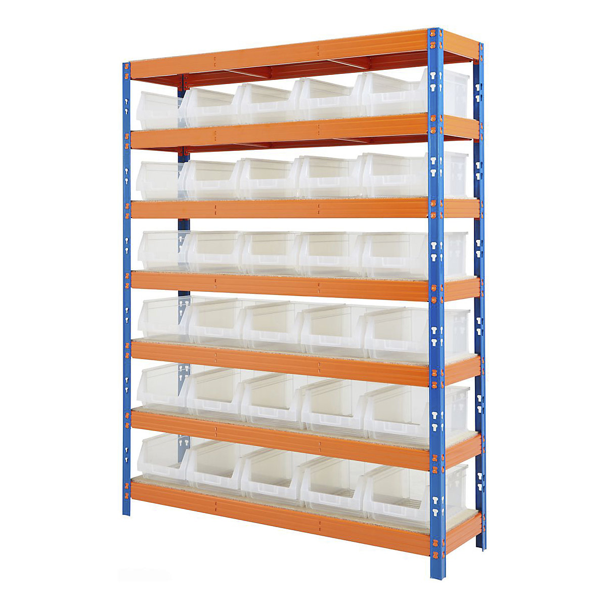BiG400 Racking With Plastic Bins