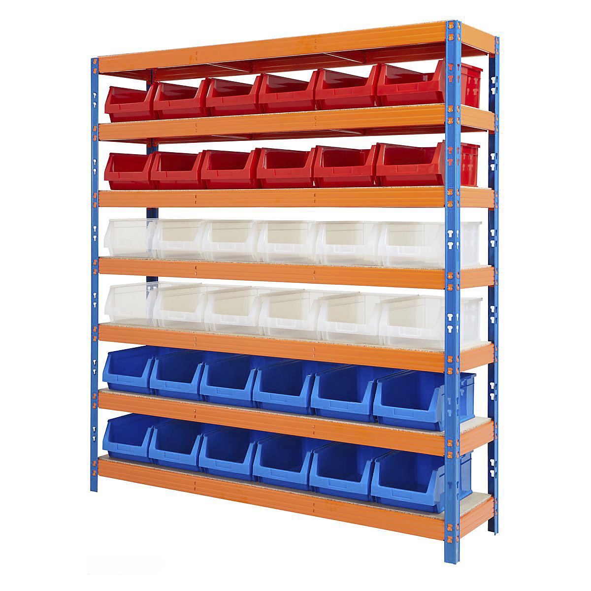 BiG400 Racking With Plastic Bins