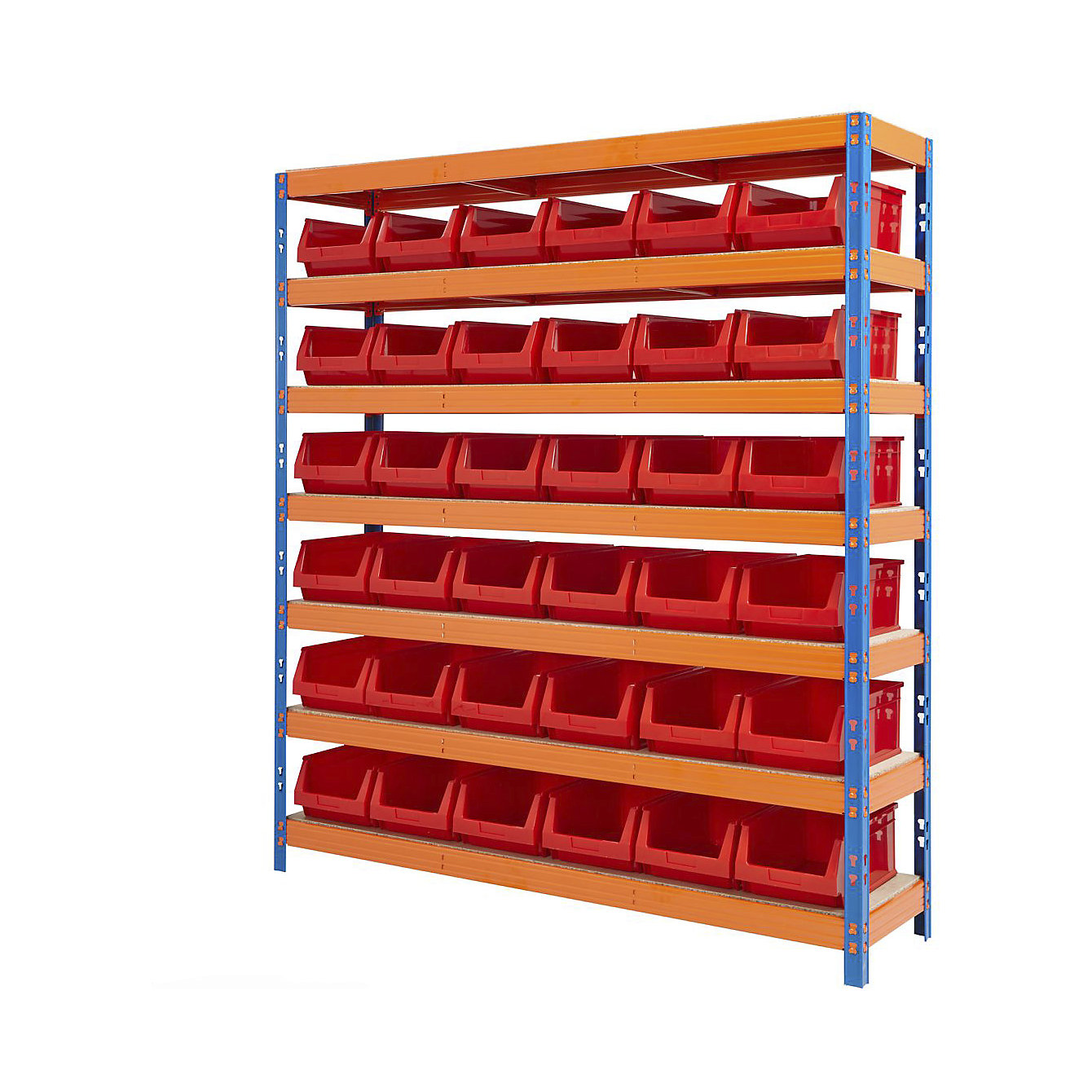 BiG400 Racking With Plastic Bins | Plastic Storage Bin Rack | BiGDUG