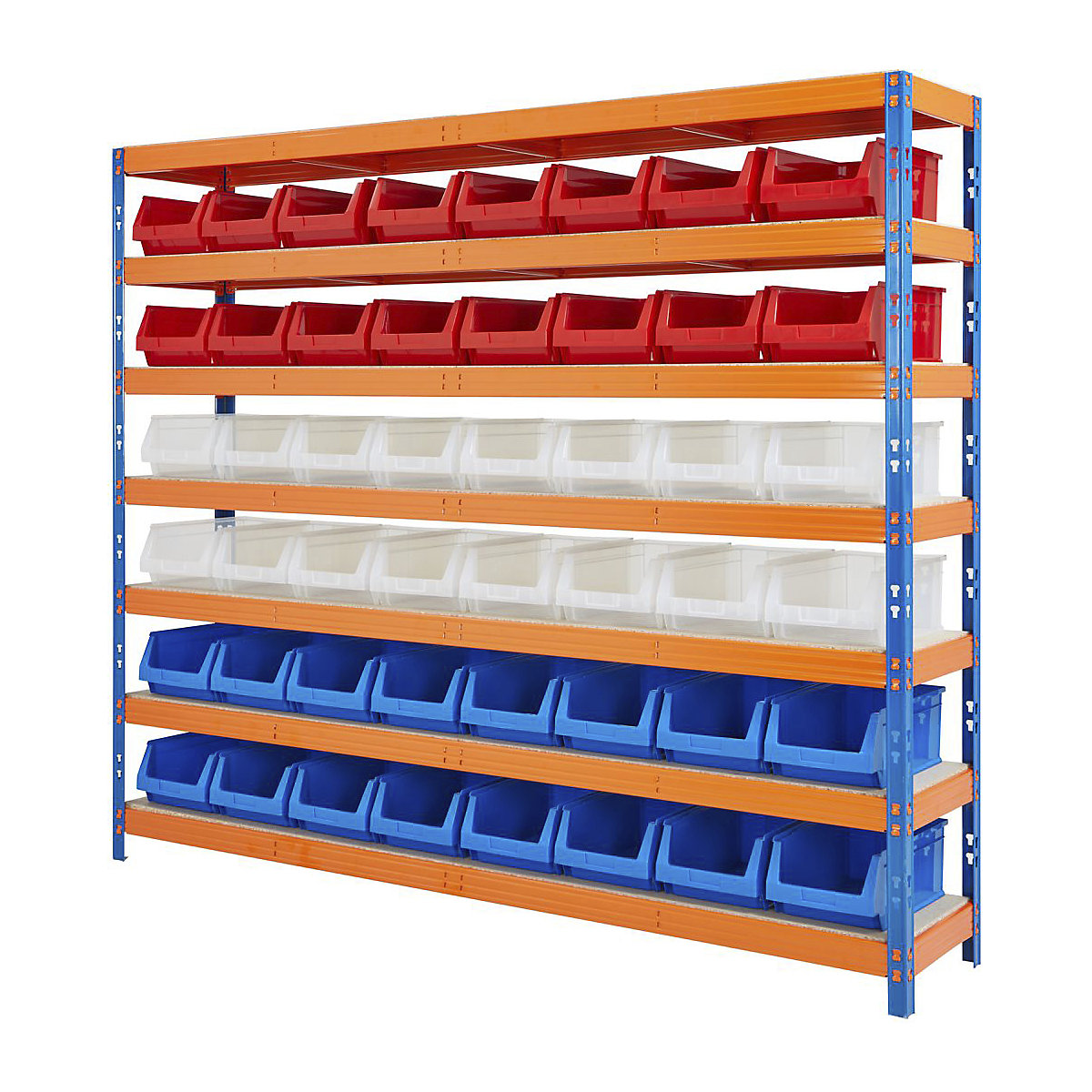 BiG400 Racking With Plastic Bins
