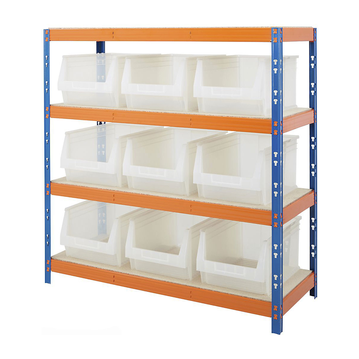 BiG400 Racking With Plastic Bins