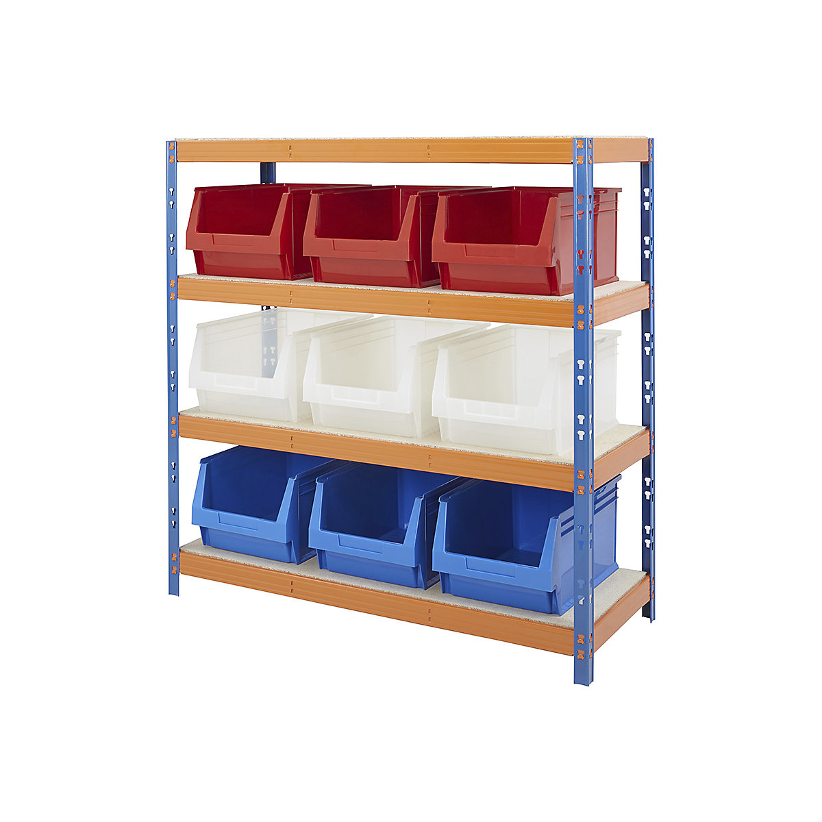 BiG400 Racking With Plastic Bins