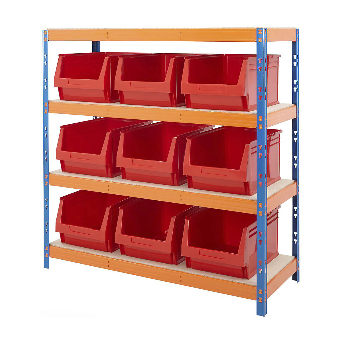 BiG400 Racking With Plastic Bins
