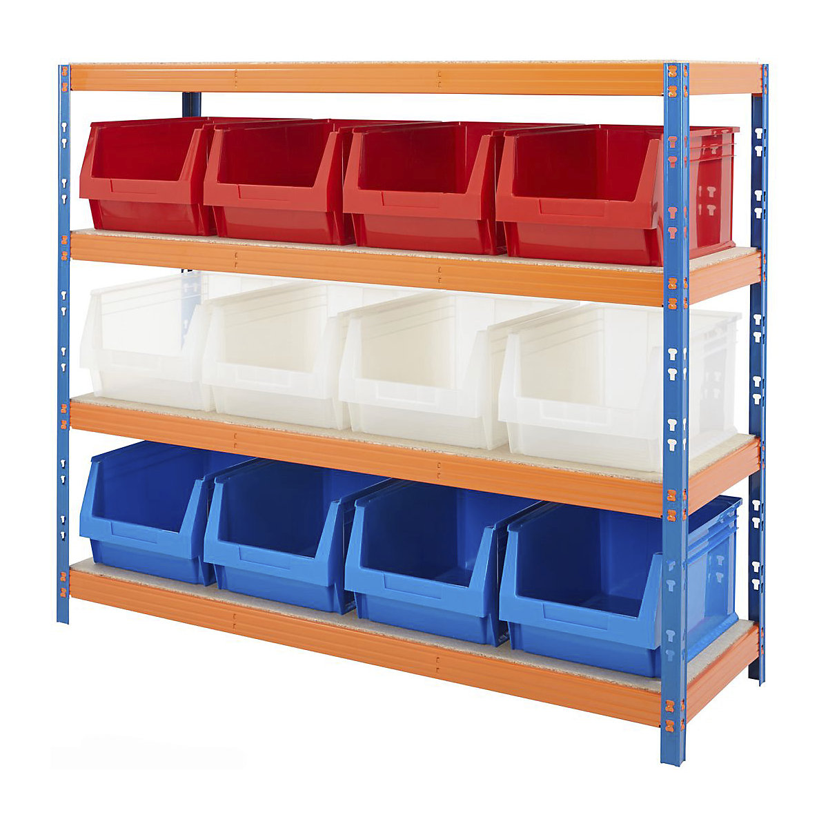BiG400 Racking With Plastic Bins