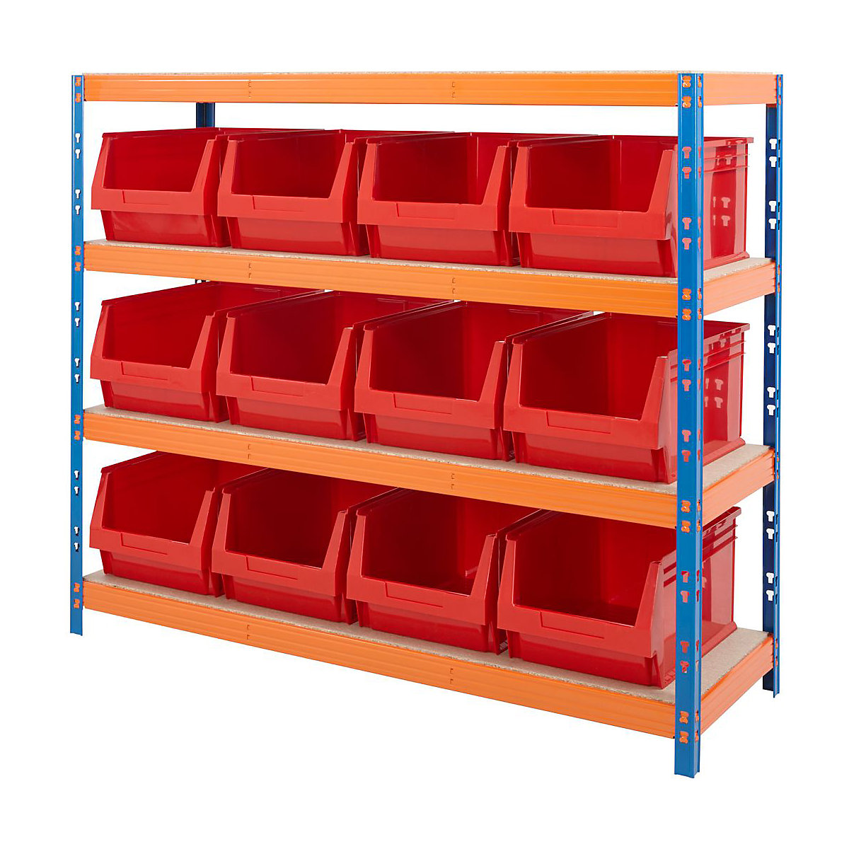 BiG400 Racking With Plastic Bins