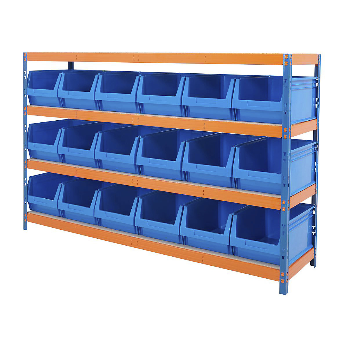 BiG400 Racking With Plastic Bins