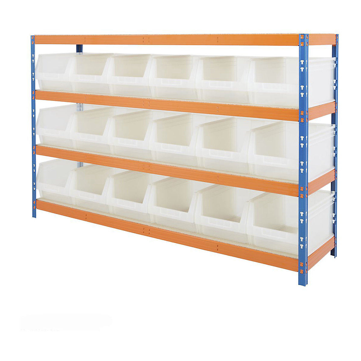 BiG400 Racking With Plastic Bins