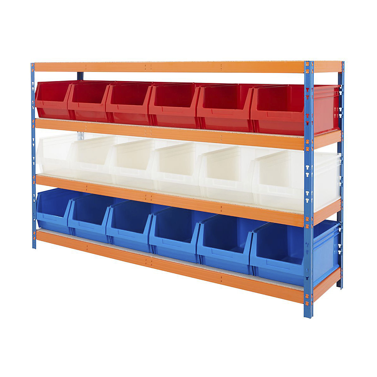 BiG400 Racking With Plastic Bins