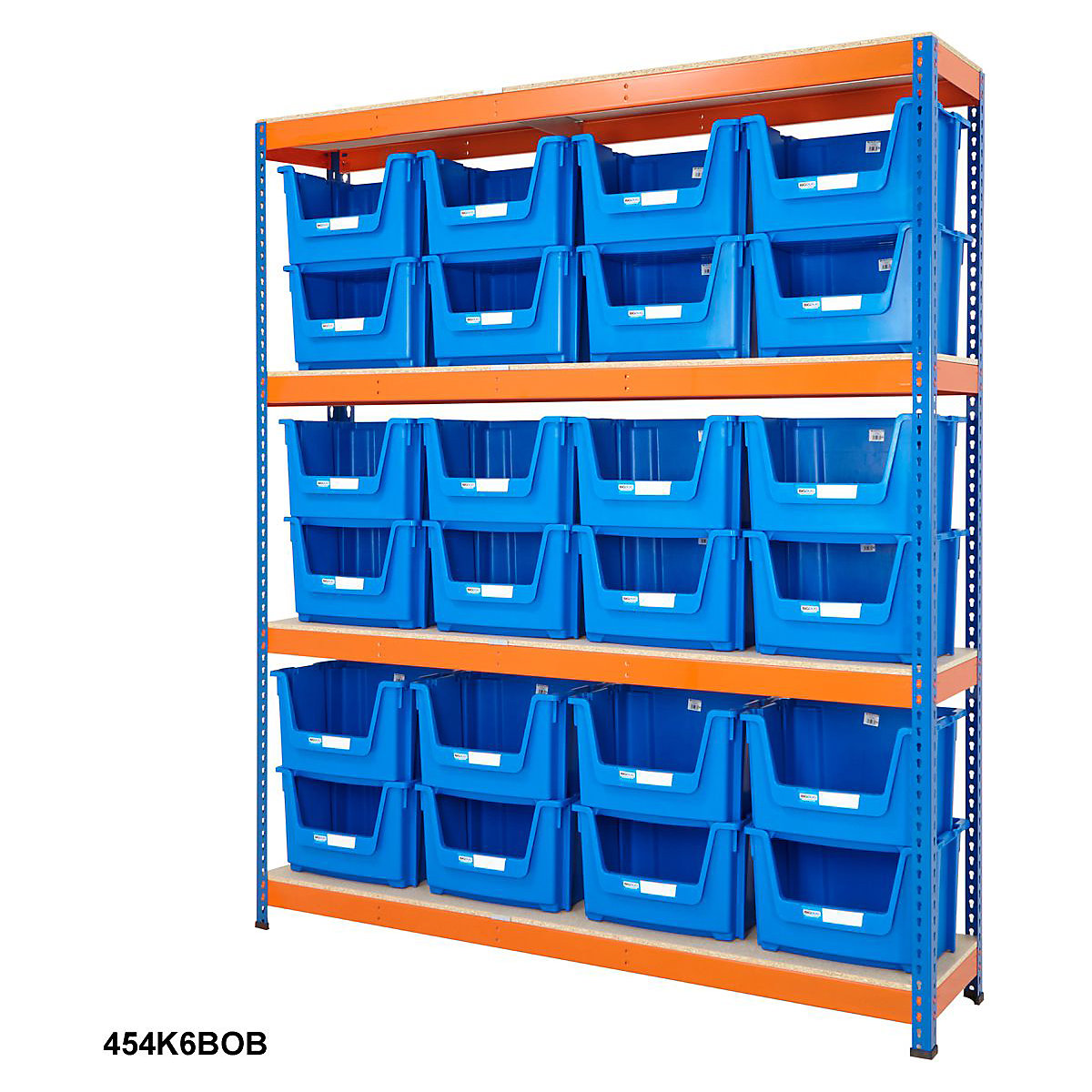 BiG400 Stacking Pick Bin Shelving Kits Blue & Orange (Product illustration 11)-10