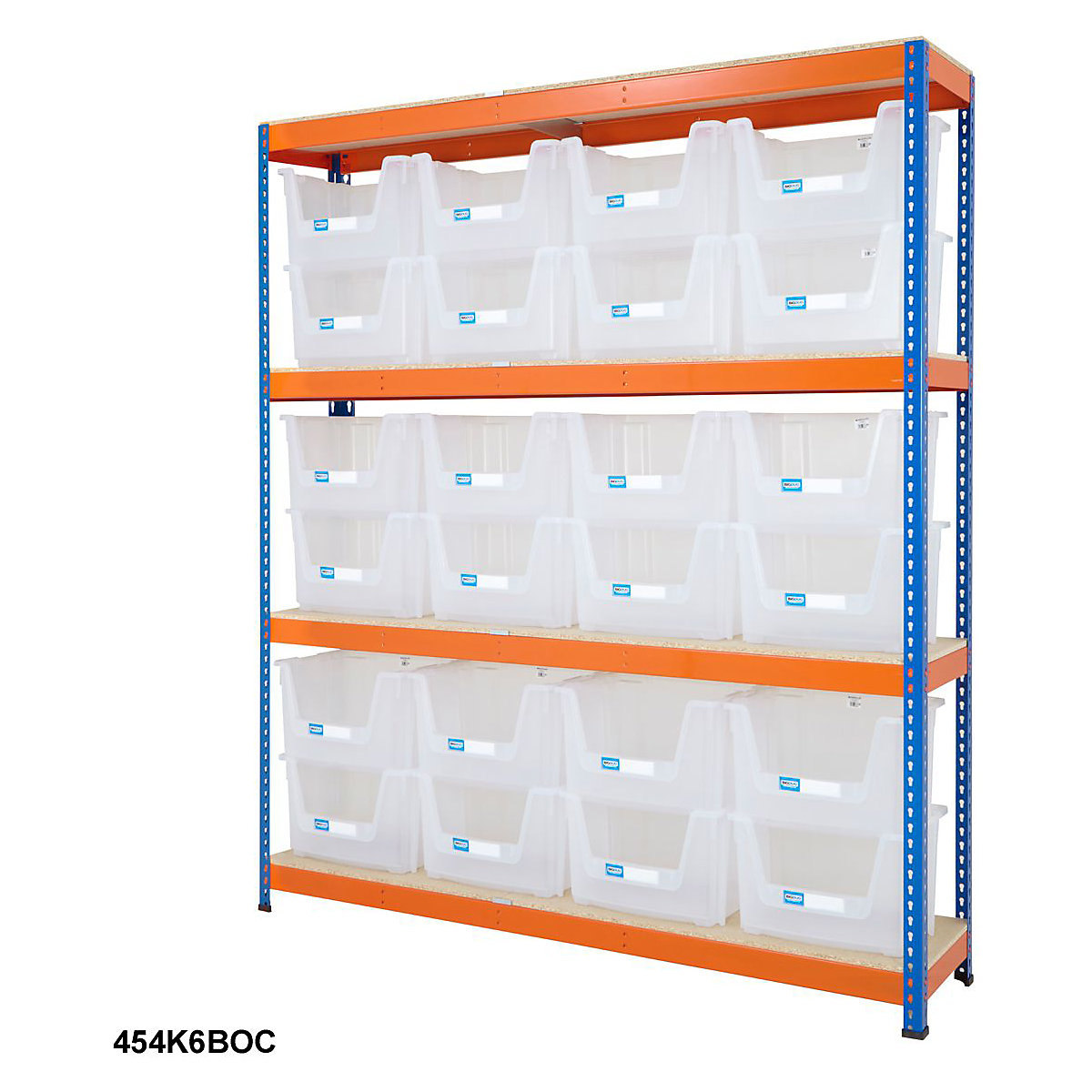 BiG400 Stacking Pick Bin Shelving Kits Blue & Orange (Product illustration 12)-11