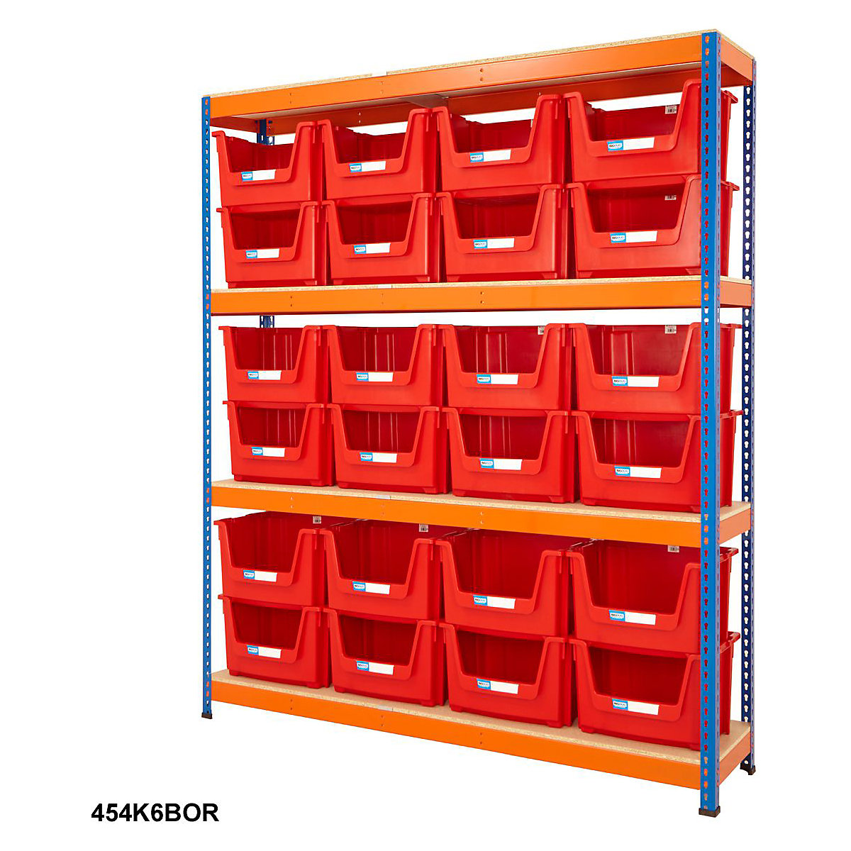 BiG400 Stacking Pick Bin Shelving Kits Blue & Orange (Product illustration 14)-13