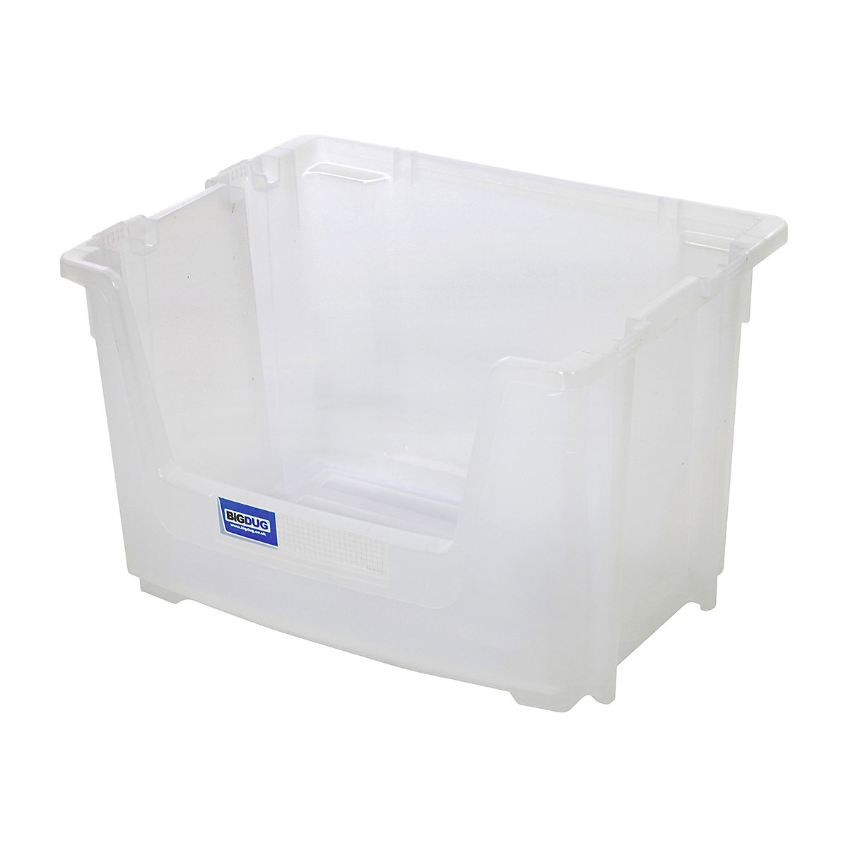 BiGDUG 5x Large Plastic Stacking Bins Mega Deal