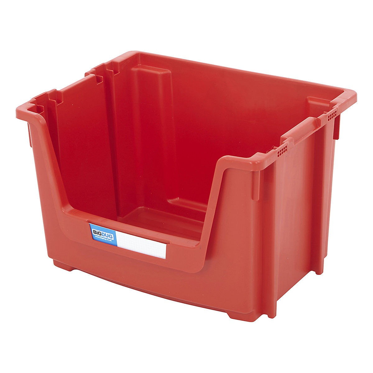 BiGDUG 5x Large Plastic Stacking Bins Mega Deal