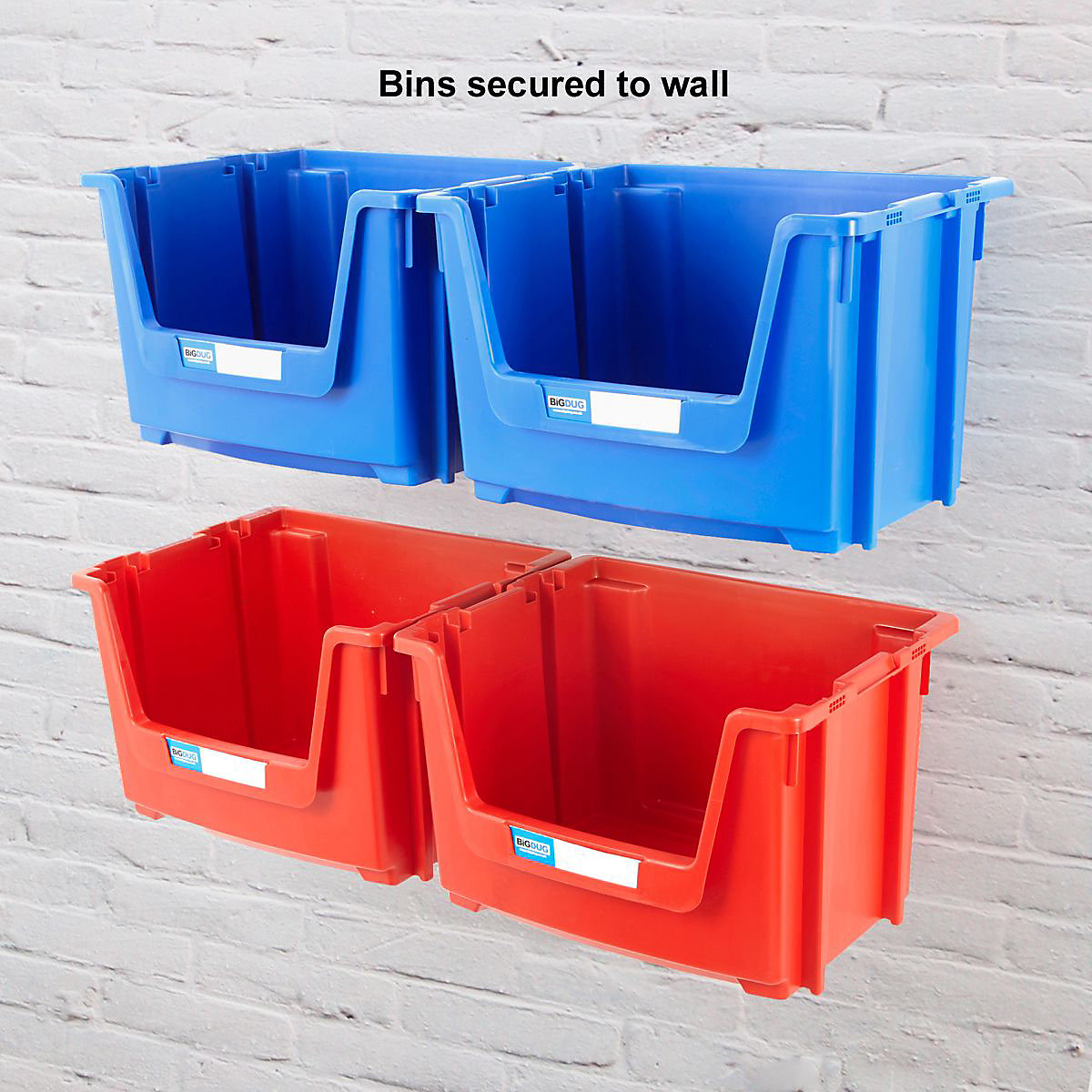 BiGDUG 5x Large Plastic Stacking Bins Mega Deal (Product illustration 12)-11