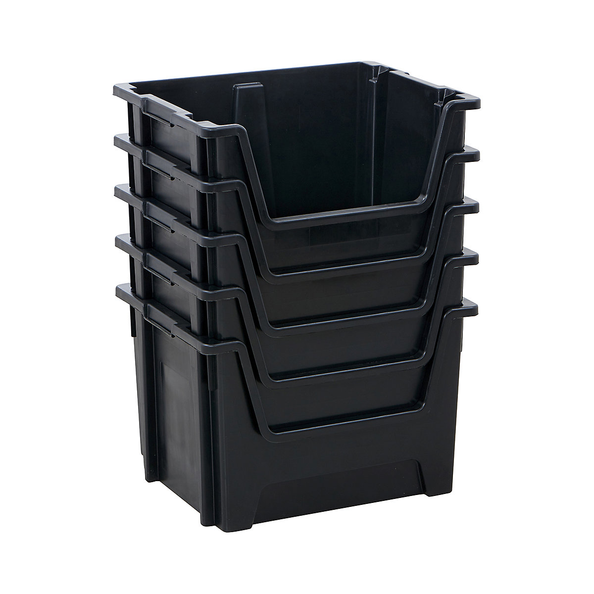 BiGDUG Essentials Large Recycled Plastic Stacking Pick Bins (Product illustration 6)-5