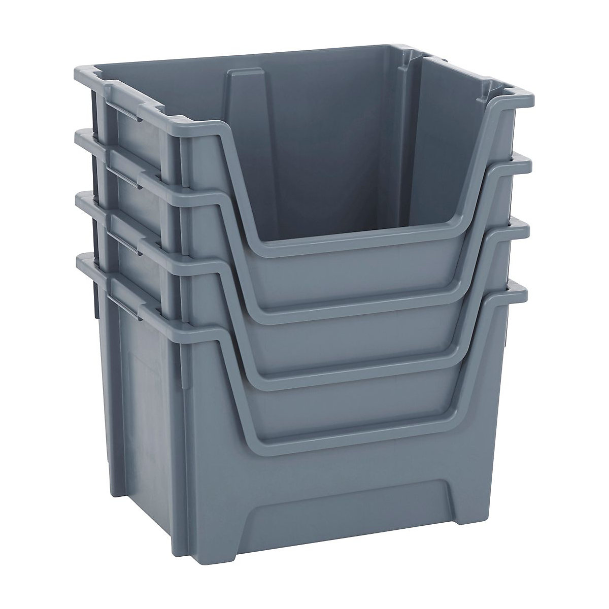 BiGDUG Essentials Large Recycled Plastic Stacking Pick Bins (Product illustration 7)-6