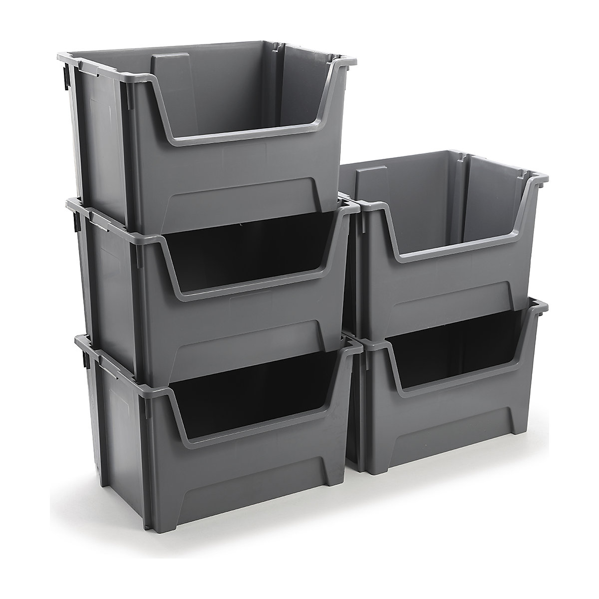 BiGDUG Essentials Large Recycled Plastic Stacking Pick Bins