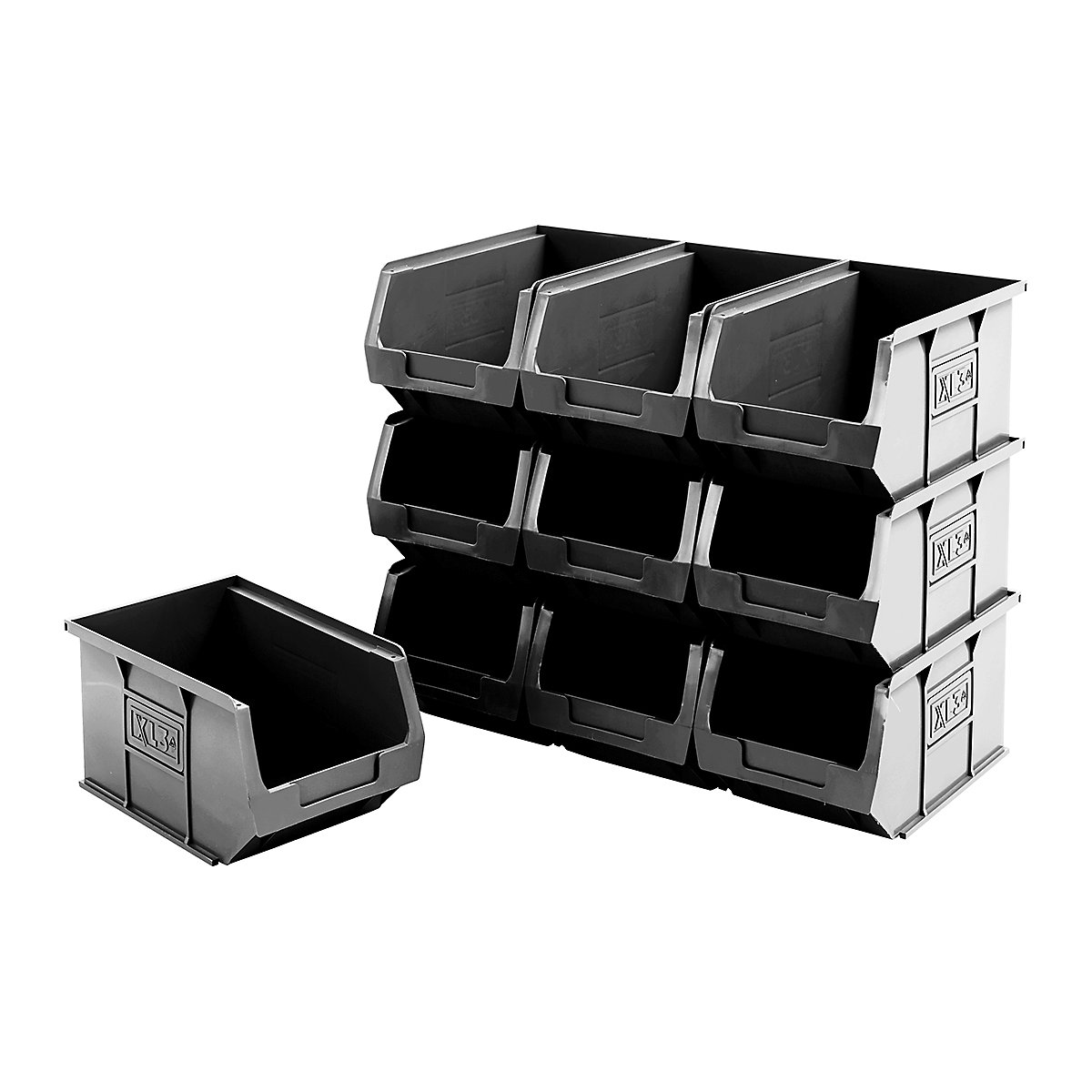 BiGDUG Essentials Recycled Plastic Parts Bins