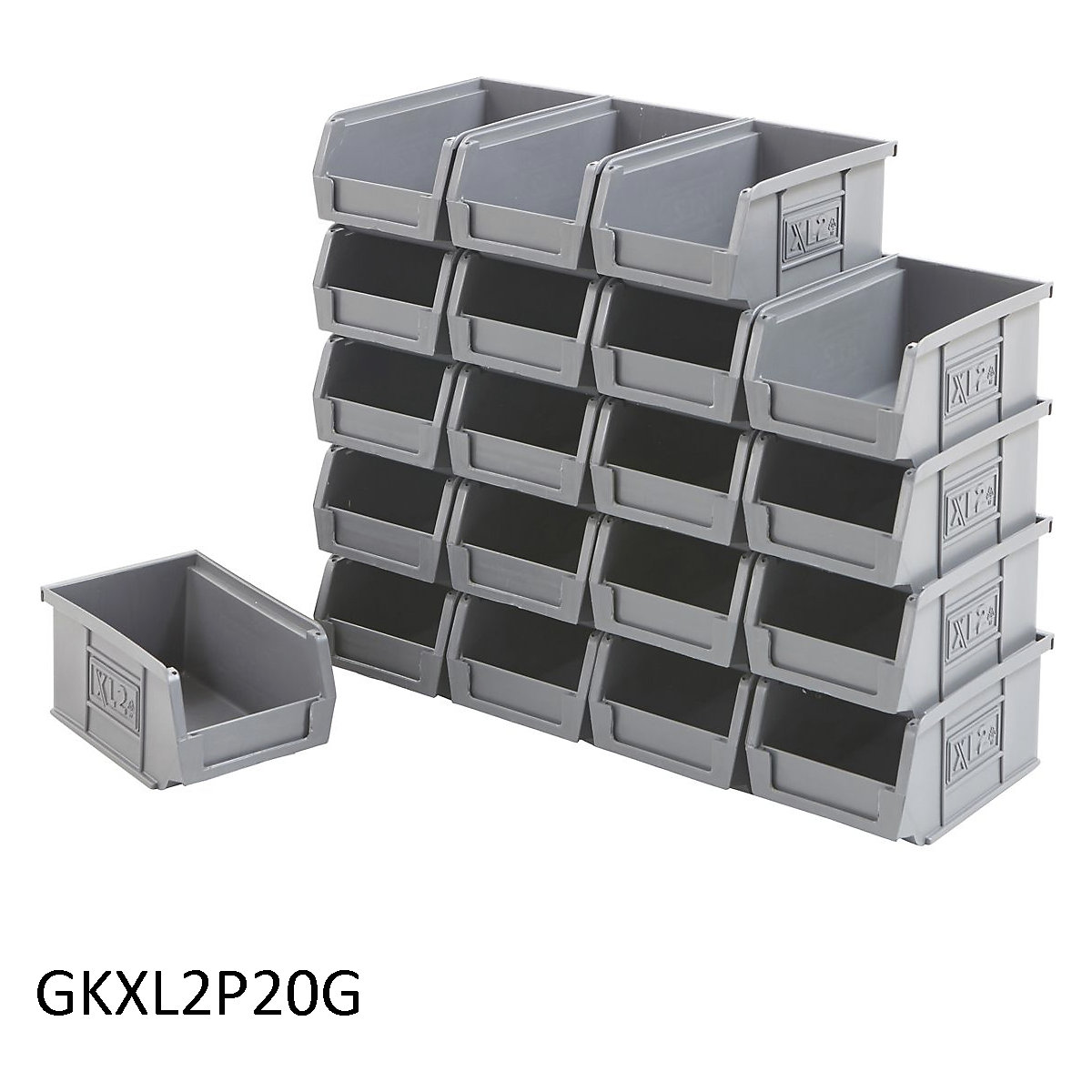 BiGDUG Essentials Recycled Plastic Parts Bins (Product illustration 4)-3