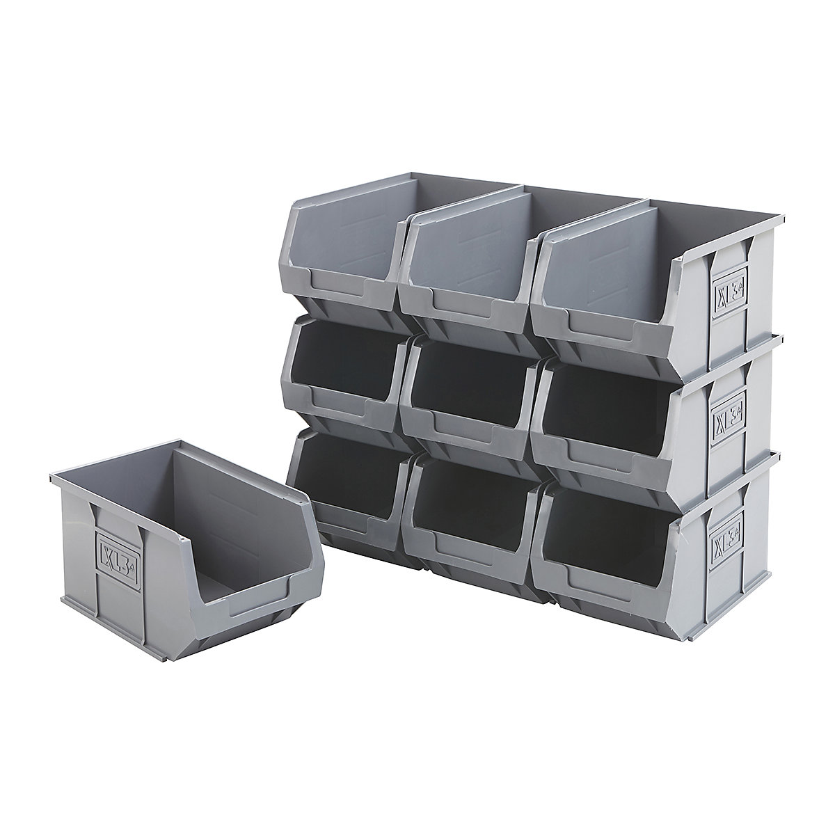BiGDUG Essentials Recycled Plastic Parts Bins