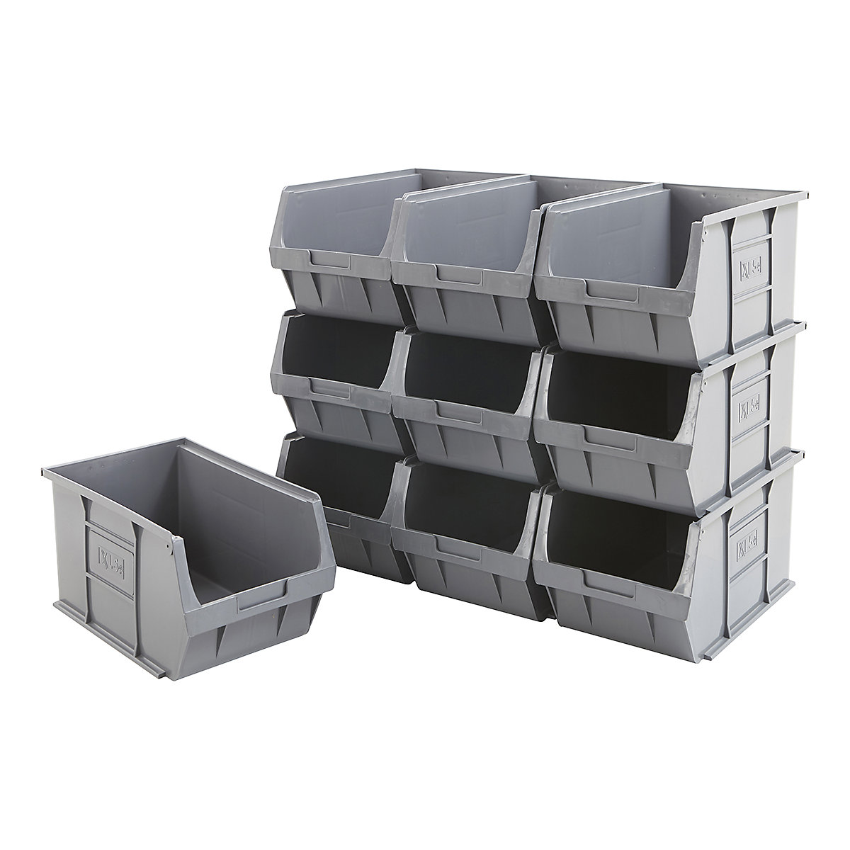 BiGDUG Essentials Recycled Plastic Parts Bins
