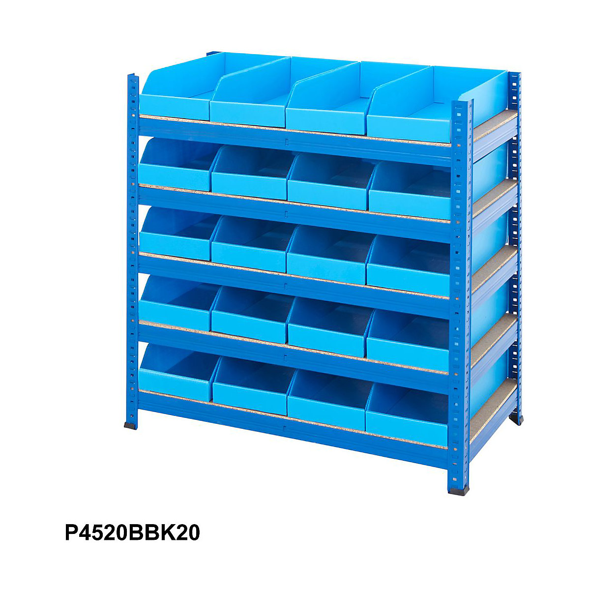 BiGDUG Essentials Shelving with Correx Plastic Parts Bins Kit (Product illustration 9)-8
