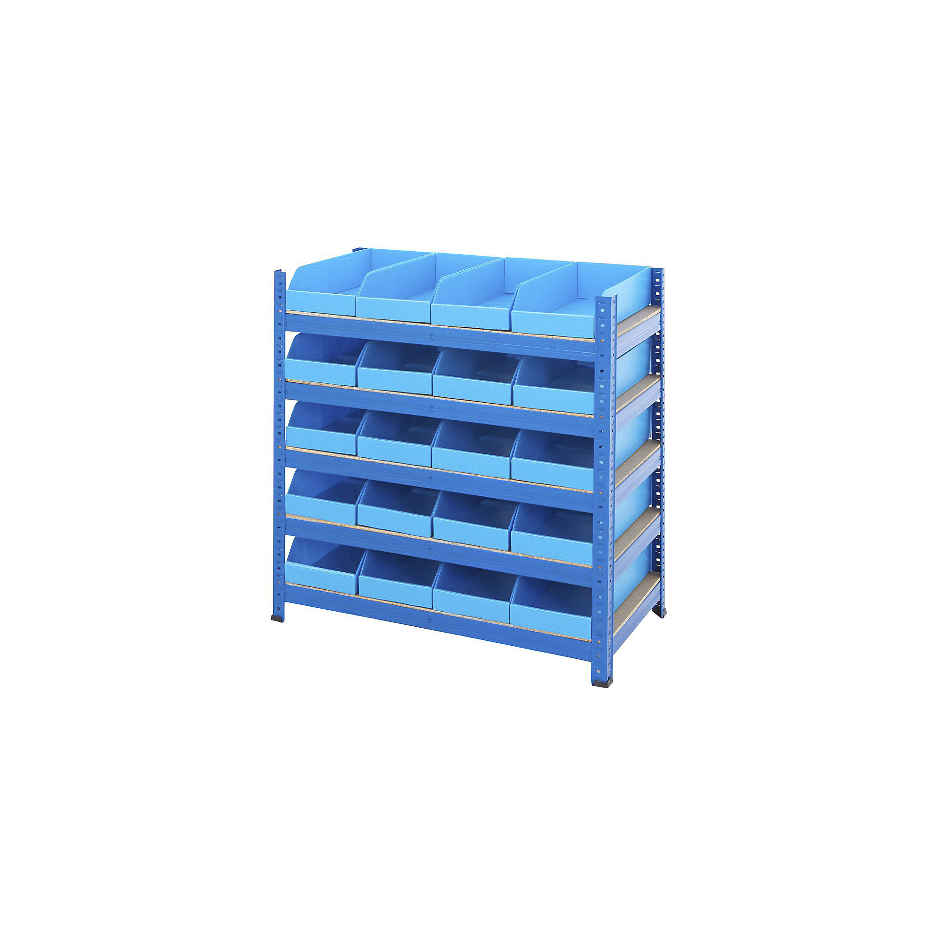 BiGDUG Essentials Shelving & Correx® Plastic Parts Bins Kit | BiGDUG