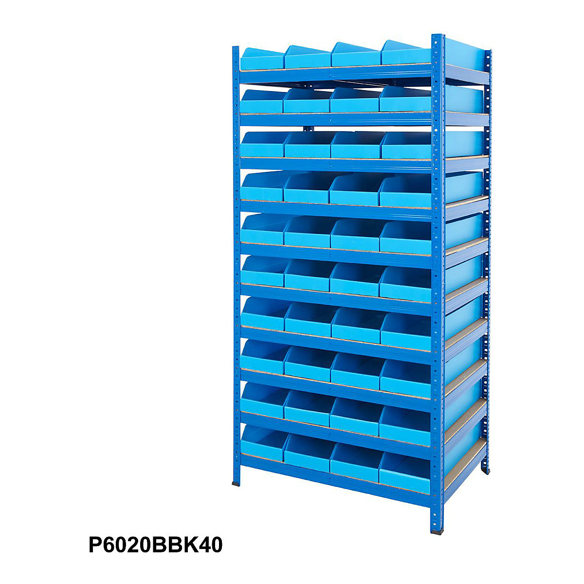BiGDUG Essentials Shelving with Correx Plastic Parts Bins Kit (Product illustration 12)-11