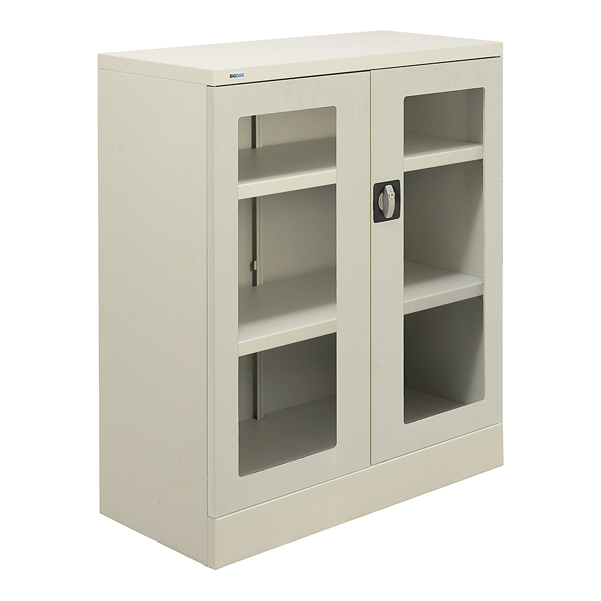 BiGDUG Essentials Steel Workplace Cupboards with Plastic Parts Bins