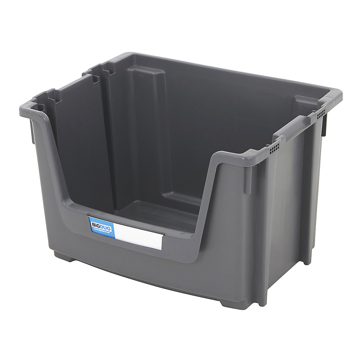 BiGDUG Large Plastic Stacking Pick Bins