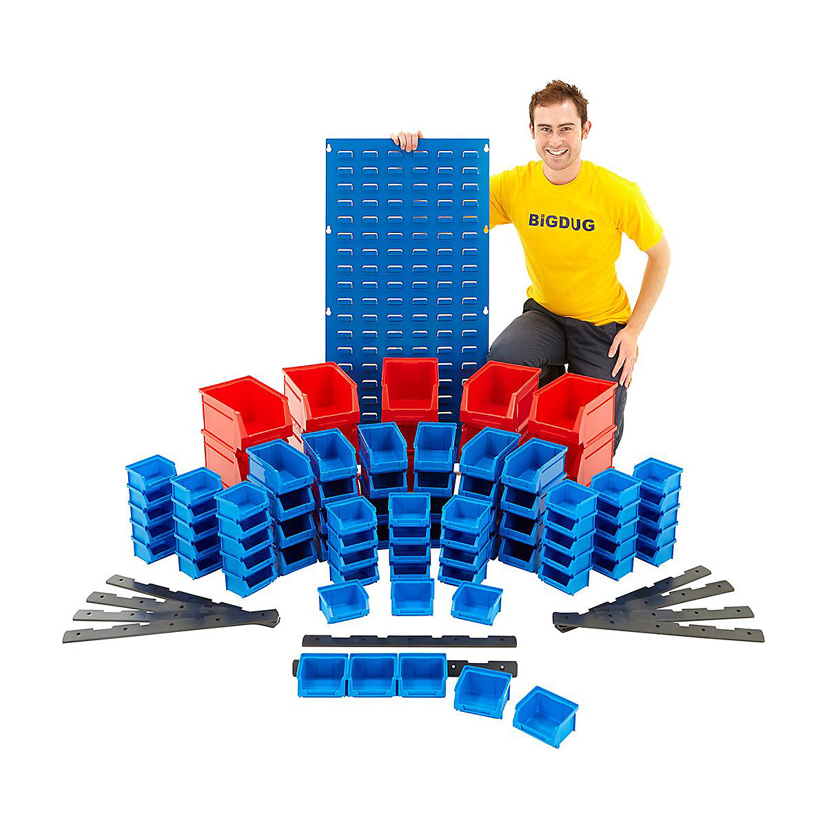 BiGDUG Plastic Parts Bin Kits