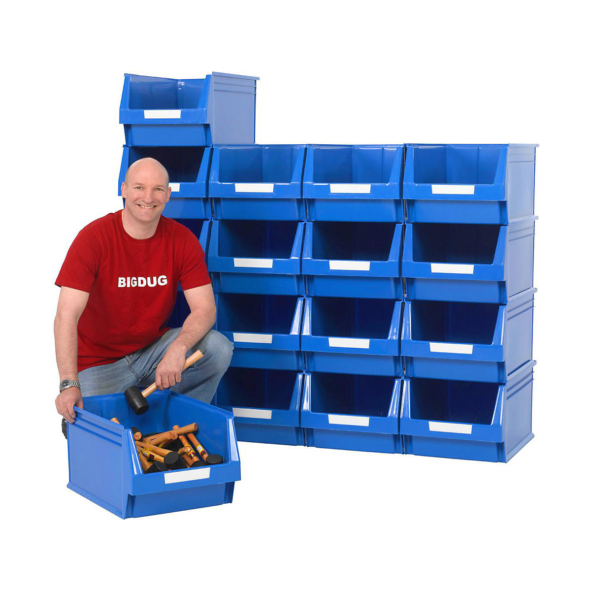 BiGDUG Plastic Parts Bins - Bulk Buy Deals (Product illustration 7)-6