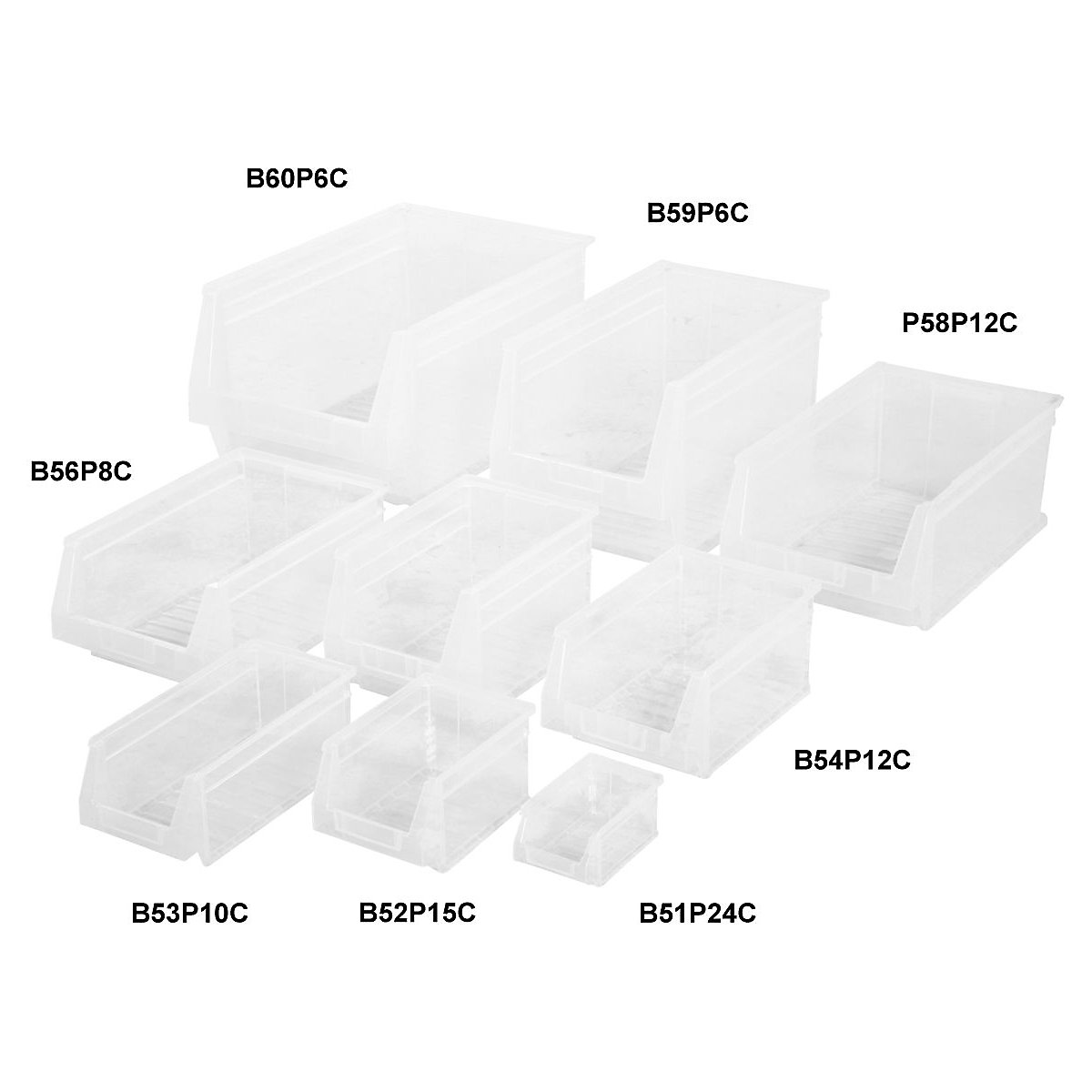 BiGDUG Plastic Parts Bins - Bulk Buy Deals (Product illustration 4)-3