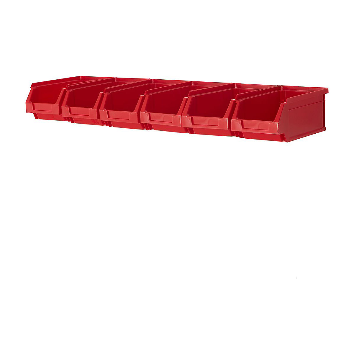 BiGDUG Wall Mounted Plastic Parts Bin Rail Kits