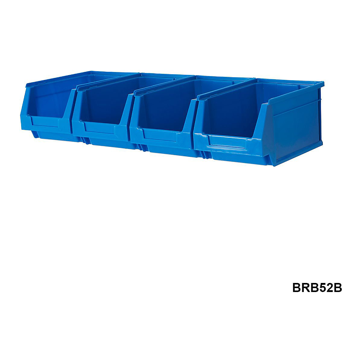 BiGDUG Wall Mounted Plastic Parts Bin Rail Kits (Product illustration 7)-6