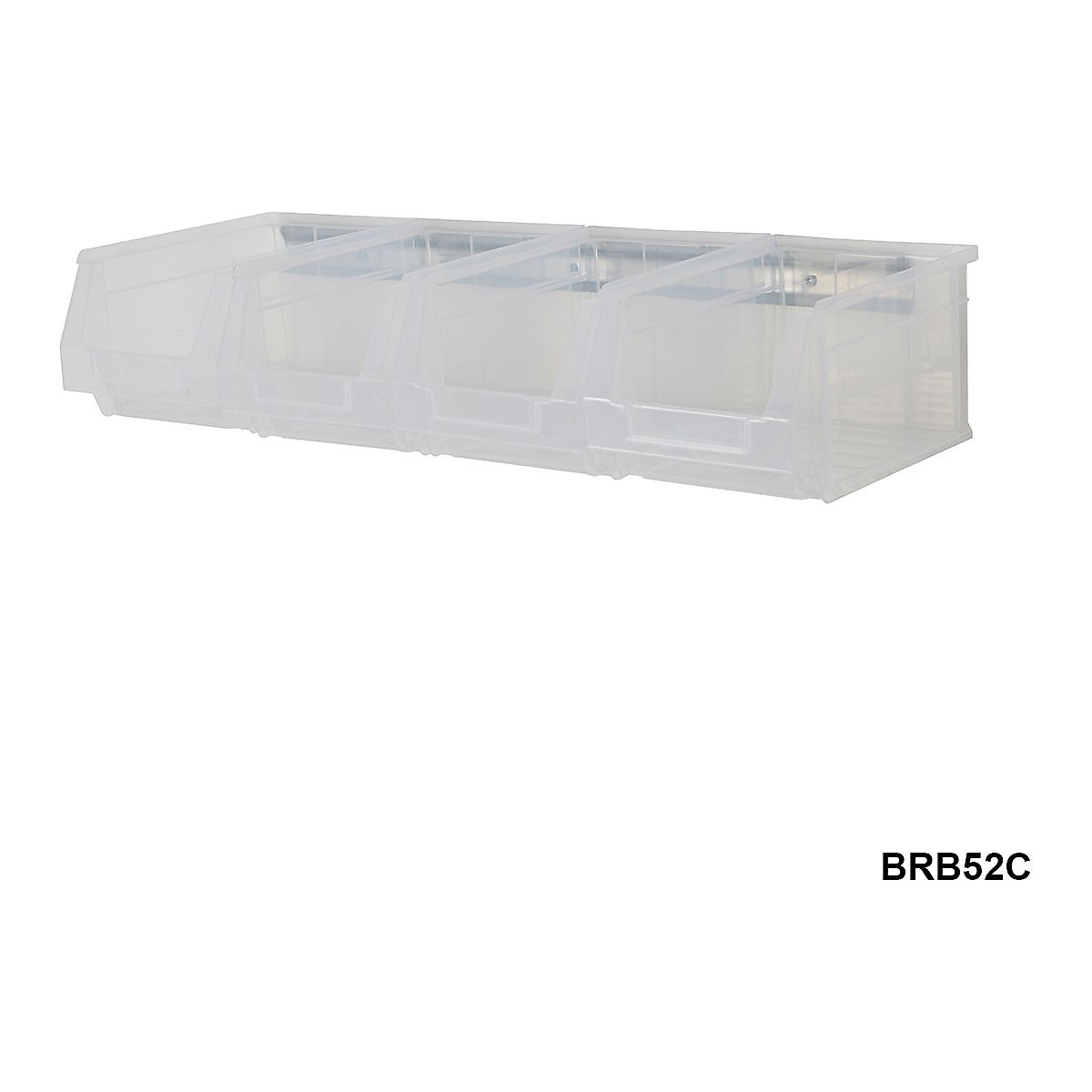BiGDUG Wall Mounted Plastic Parts Bin Rail Kits (Product illustration 8)-7