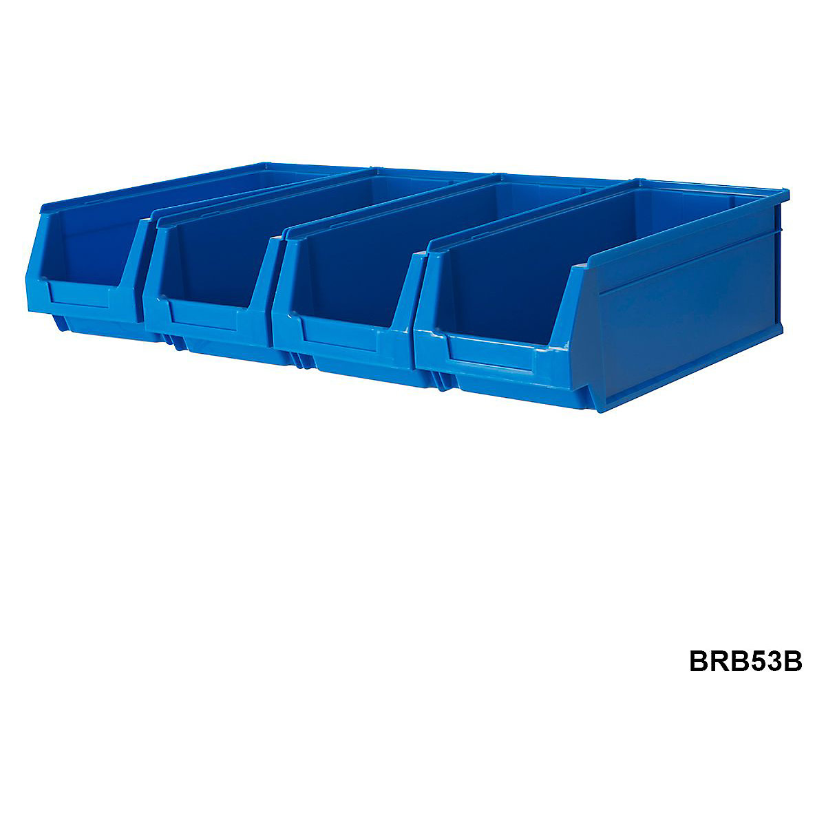 BiGDUG Wall Mounted Plastic Parts Bin Rail Kits (Product illustration 10)-9