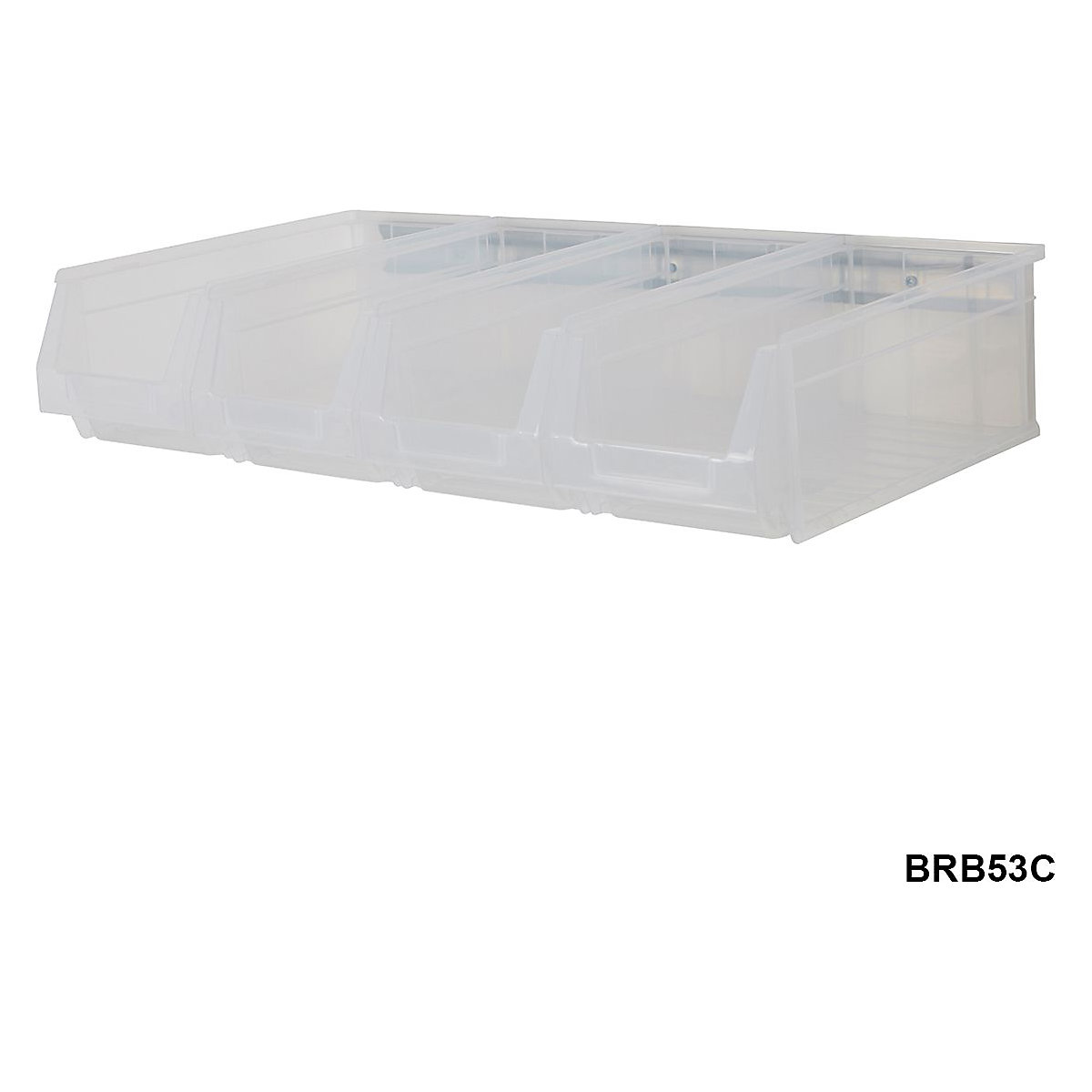 BiGDUG Wall Mounted Plastic Parts Bin Rail Kits (Product illustration 11)-10