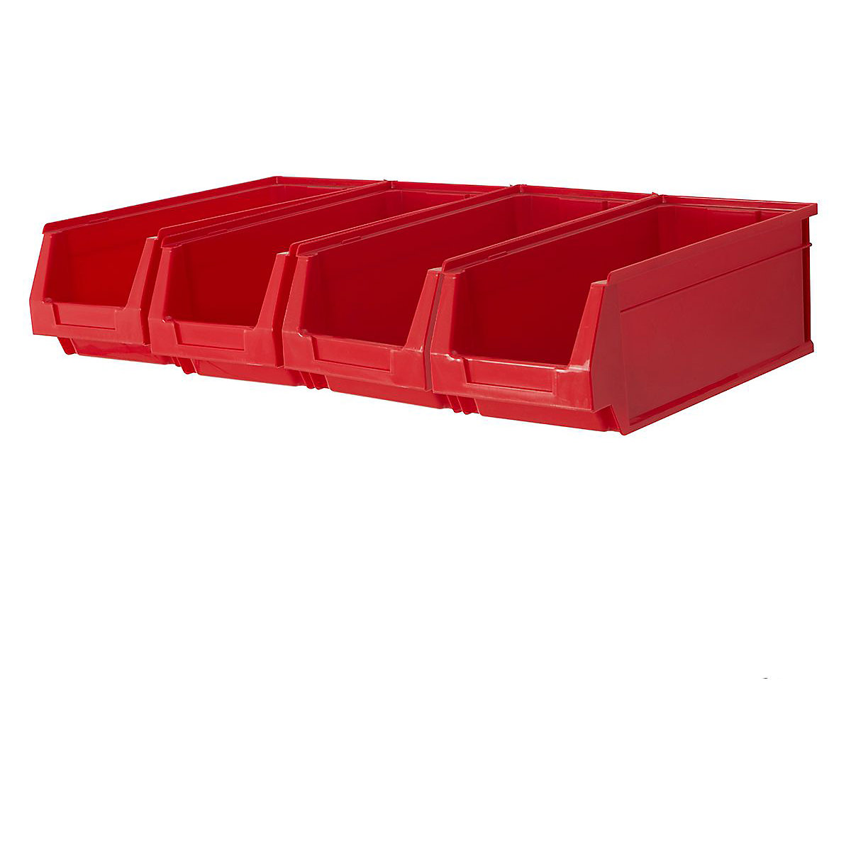 BiGDUG Wall Mounted Plastic Parts Bin Rail Kits