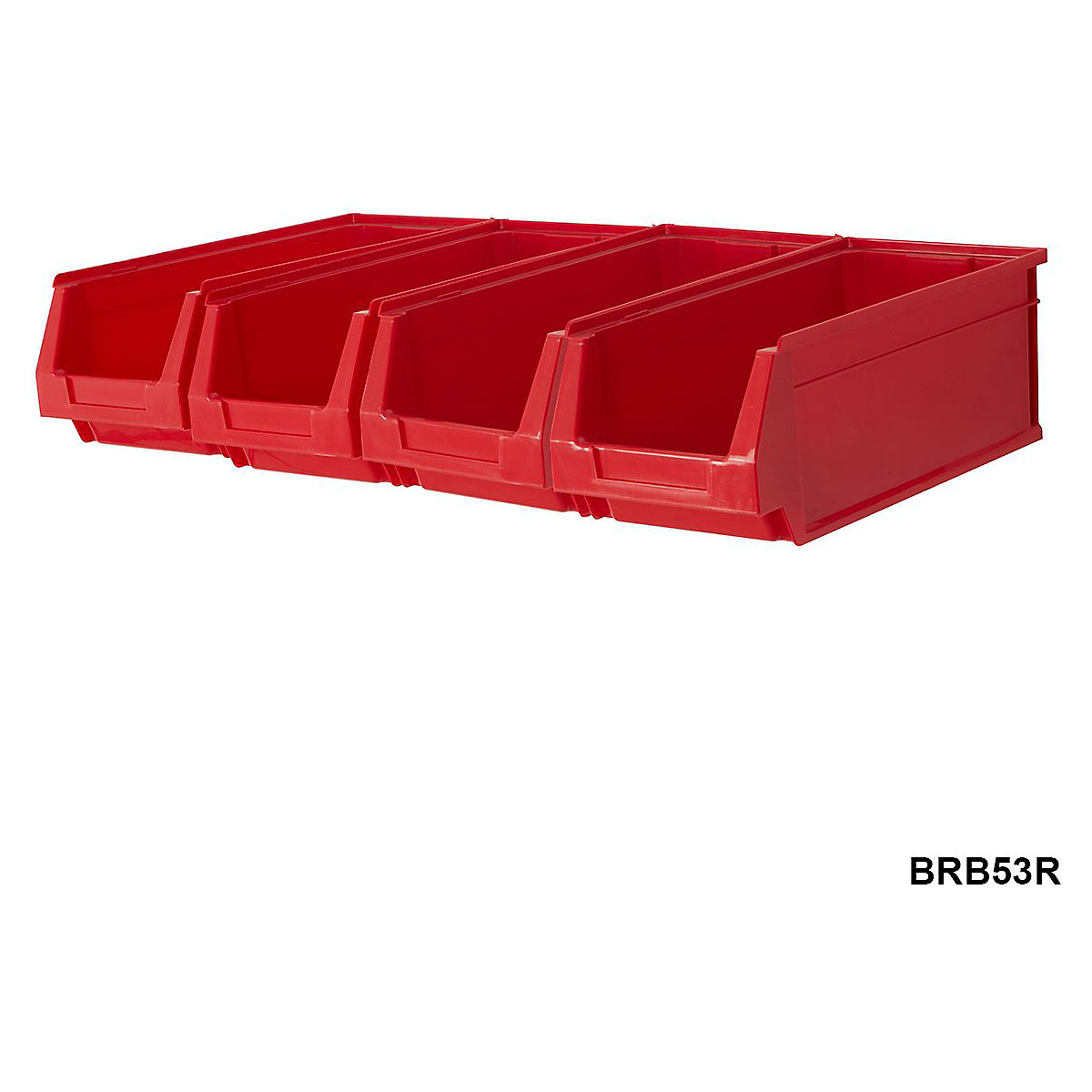 BiGDUG Wall Mounted Plastic Parts Bin Rail Kits (Product illustration 12)-11