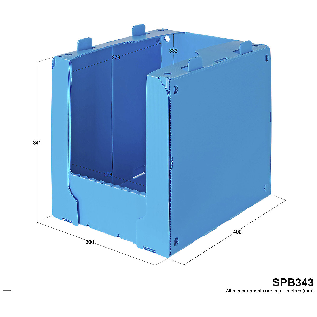 Correx Euro Stacking Pick Bins (Product illustration 8)-7