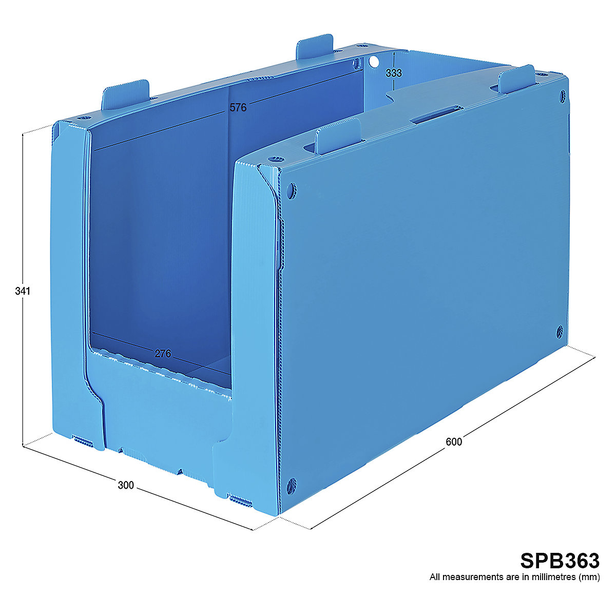 Correx Euro Stacking Pick Bins (Product illustration 9)-8